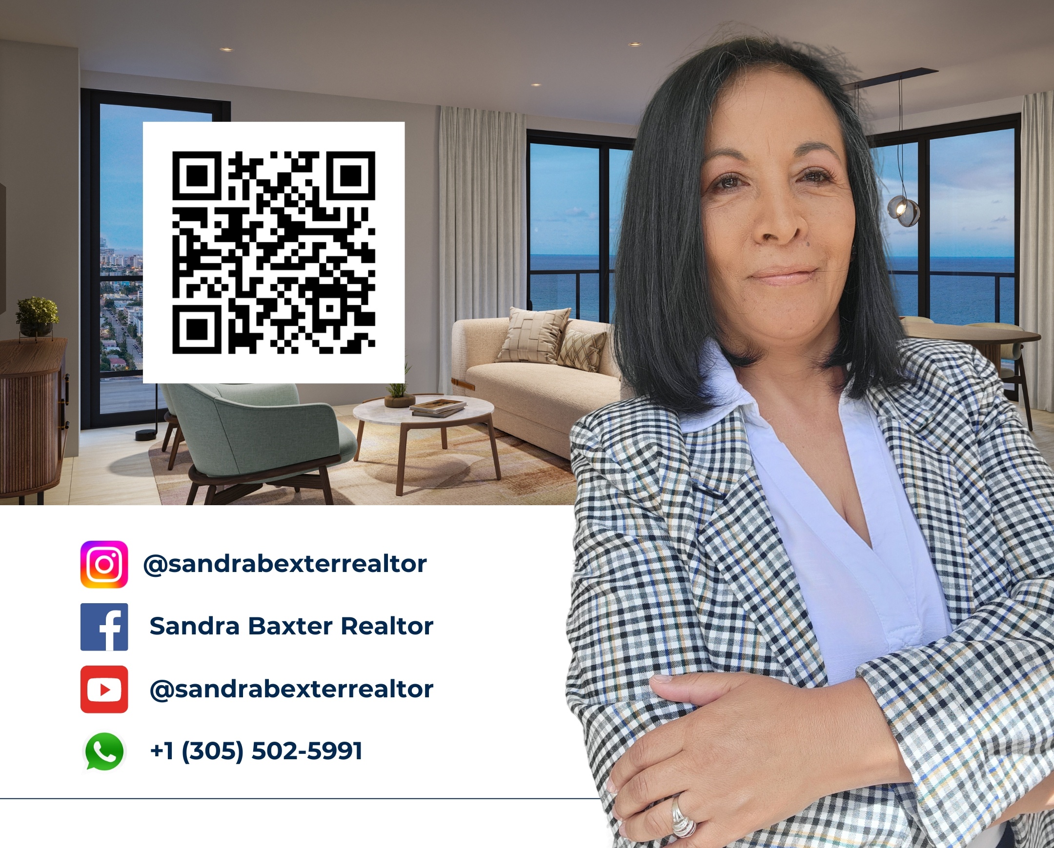 Contacto Sandra Baxter Agente Inmobiliaria Internacional